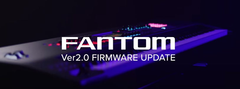 Roland Fantom 2.0 Update banner